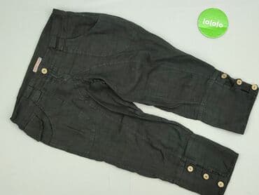 lidl spodnie z lnem: Spodnie 3/4 damskie, L — 2