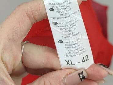 czerwone długie sukienki: Lenitif, Kombinezon damski, rozmiar XL — 5