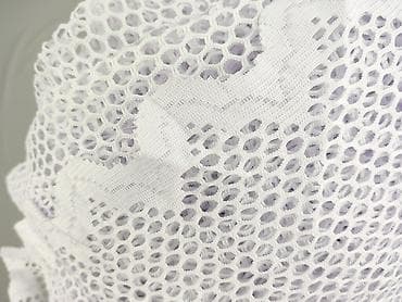 Побутова хімія, хозтовари: Biała tkanina siateczkowa z haftowanym brzegiem - Materiał: lekka — 4