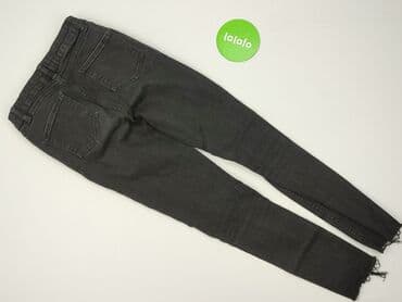 dżinsy z wysokim stanem czarne: Denim Co, Jeansy damskie, XS — 3