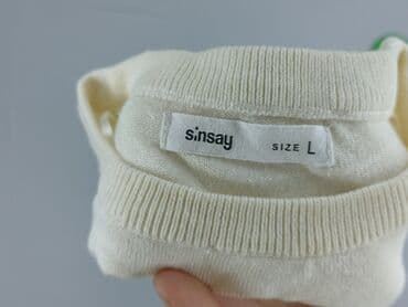 koszula z bufiastymi rękawami sinsay: Sinsay, Bluza damska
, rozmiar L — 4