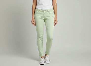 jeansy z asymetrycznym zapieciem: Jeansy damskie, S — 8