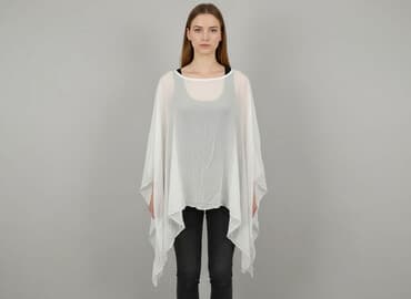 ponczo narzutka: Narzutka damska, rozmiar One size — 5