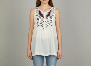 bluzki do tańca latino: Tunika damska, rozmiar M — 5