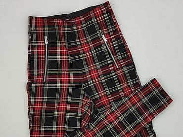 czerwone rurki: Zara, Spodnie materiałowe damskie, rozmiar S — 1