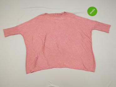 sweter w serca h: Sweter damski, rozmiar One size — 2