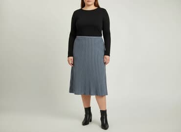 spódnice midi w paski: Spódnica damska, rozmiar 4XL — 5