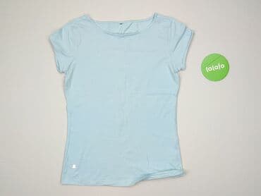 bluzki bawełniane dekolt łódka: T-shirt damski, rozmiar S — 2