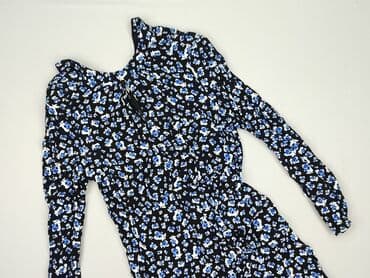 reserved czarna sukienka z bufiastymi rękawami: Sukienka damska, rozmiar L — 1