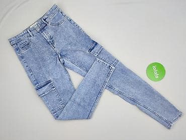 dżinsy cargo: Denim, Jeansy damskie, rozmiar S — 2