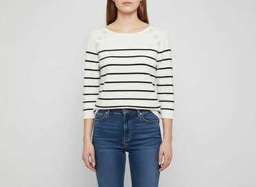 hm bluzki z krótkim rękawem: H&M, Bluzka damska, rozmiar M — 8