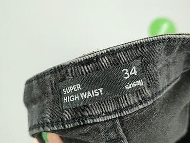 jeans wide: Sinsay, Jeansy damskie, rozmiar XS — 4