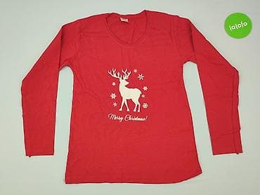 czerwony stan: T-shirt damski, rozmiar M — 2