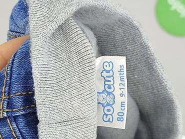 custom koszulki: Spodnie jeansowe, So cute, 9-12 miesięcy, stan - Idealny — 4