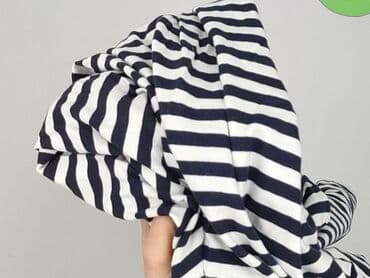 koszulka w niebieskie paski: Sukienka damska, rozmiar S — 5