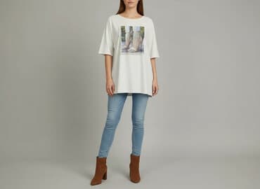 koszulki z śmiesznym napisem damskie: Women`s T-shirt, size L — 1