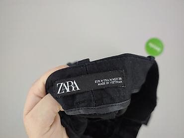Spodnie: Zara, Spodnie materiałowe damskie, rozmiar M — 4