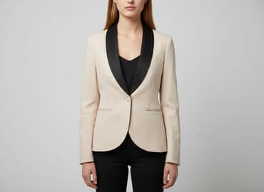 czerwona marynarka damska h m: H&M, Marynarka damska, rozmiar XS — 7