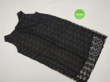 czarna sukienka i kozaki: Sukienka damska, rozmiar M — 3