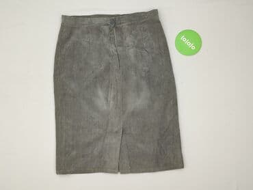 sztruksowa spódnice midi: Spódnica damska, rozmiar S — 4