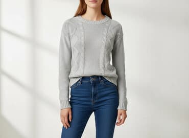 kurtka puchowa damska z kapturem reserved: Reserved, Sweter damski, rozmiar S — 6