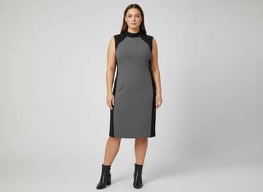 sukienki marynarkowe plus size: Women`s dress, size 2XL — 1