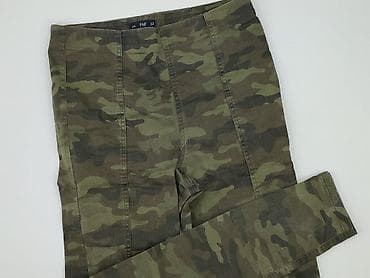 cargo pull and bear: F&F, Material trousers for women, size L — 1