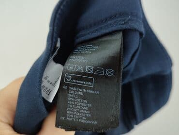 granatowe chinosy damskie: H&M, Spodnie materiałowe damskie, rozmiar M — 5