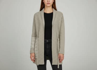 byolala kurtki zimowe: Kardigan damski, rozmiar S — 5