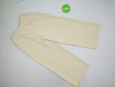 kremowe jeansy damskie: Spodnie materiałowe damskie, rozmiar S — 3