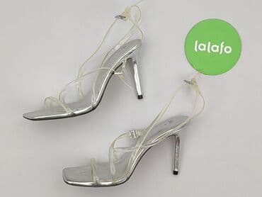 kozaki na koturnie ccc: Zara, Sandały damskie, 38 — 3