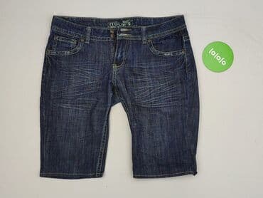 granatowe krótkie spodenki: Szorty damskie, rozmiar L — 2