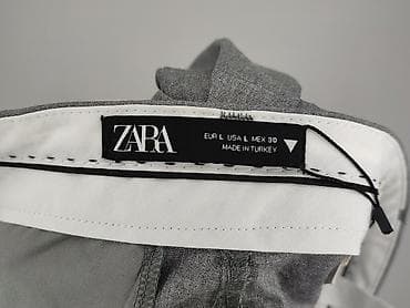 top zara basic: Zara, Spodnie materiałowe damskie, rozmiar L — 4