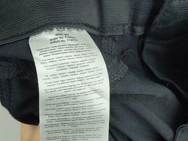 srebrne legginsy: Janina, Material trousers for women, size M (EU 38) — 7