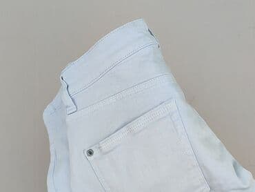 biale szerokie jeansy: Denim, Jeansy damskie, rozmiar S — 5