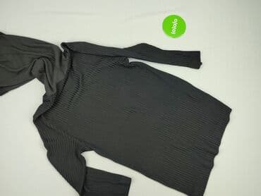 czarna sukienka dzianinowa z golfem: Sukienka damska, rozmiar M — 4