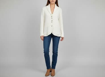 długi sweter i sukienka: South, Kardigan damski, rozmiar S — 1