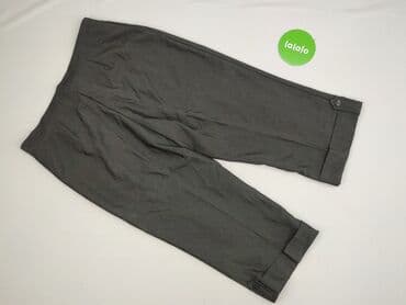 Women: Material trousers for women, size 2XL (EU 44) — 3
