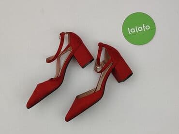 czerwone buty na koturnie ccc: Półbuty damskie, rozmiar 36 — 2