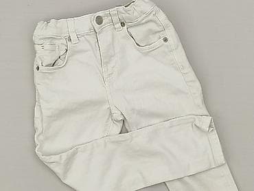 bershka spodnie cargo biale: Spodnie jeansowe, Zara, 4-5 lat, 110, stan - Bardzo dobry — 1