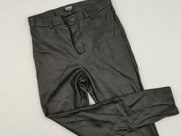 woskowane legginsy z wysokim stanem zara: Zara, Legginsy Ze skóry ekologicznej damskie, L — 1