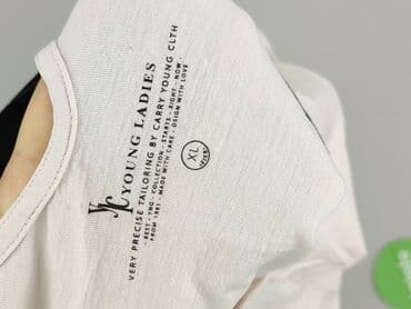 bluzki z dekoltem v na plecach: Ladies, T-shirt damski, rozmiar XL — 5