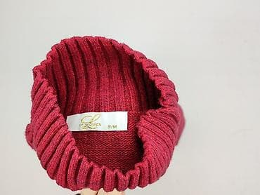 bordowy sweter: Golf damski, rozmiar S — 4