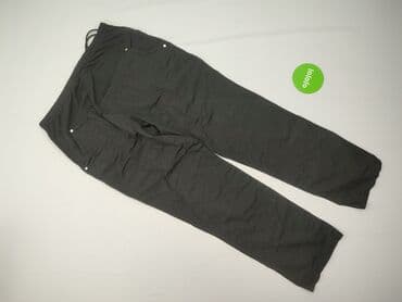 legginsy z wysokim stanem xxl: Spodnie materiałowe damskie, rozmiar 2XL — 2