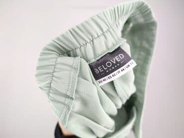 spodnie z dziurami plus size: Spodnie materiałowe damskie, L — 4