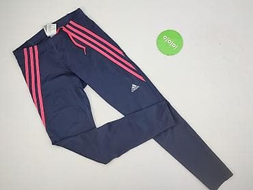granatowe joggery: Adidas, Legginsy Sportowe damskie, rozmiar XS — 2