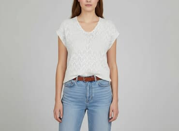 przewiewna koszula na lato damska: Bluzka damska, rozmiar M — 1