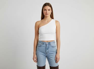 bluzki prazkowane: Cropp, Top damski, rozmiar S — 9