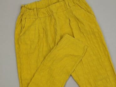 zolte rajstopy: Spodnie materiałowe damskie, rozmiar S — 1