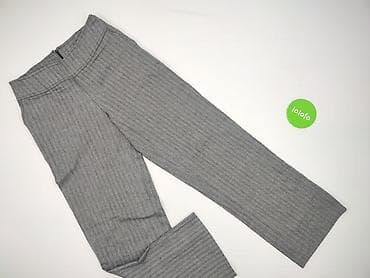 jeansy plus size: Spodnie materiałowe damskie, rozmiar L — 2